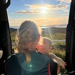 Aussicht vom Übernachtungsplatz