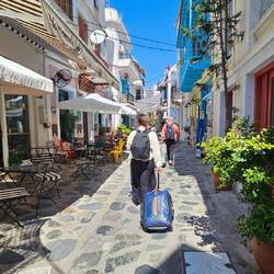 Der Weg zum Sommerhaus auf Skopelos