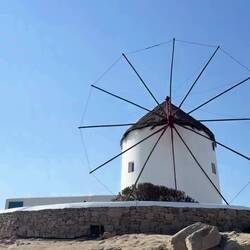 Les fameux moulins de Mykonos 💨