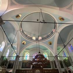 Domed ceiling of St. Titus Cathedral