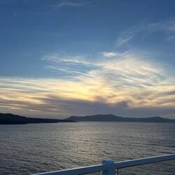 Sunset over Santorini