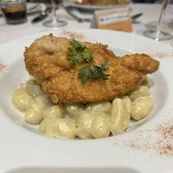 Chicken Kiev with Gnocchi