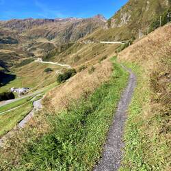 Singeltrail zum Oberalppass