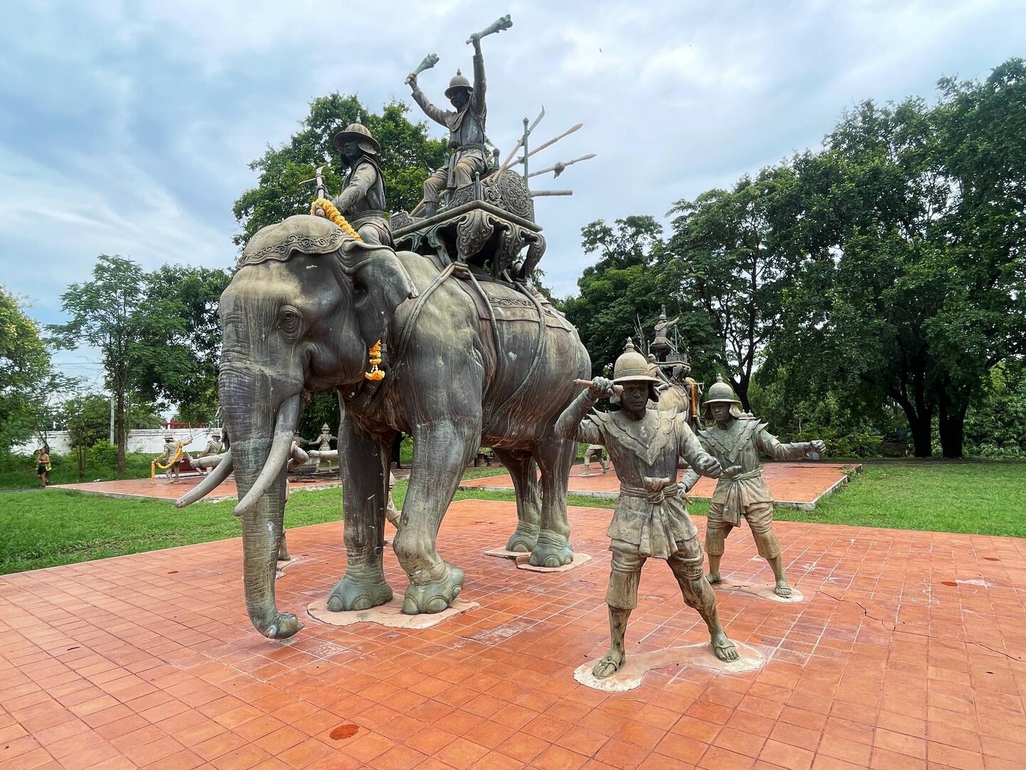 Fun elephant sculptures