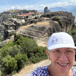 Selfie with a monastery - a first for me!