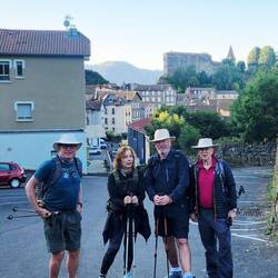 Heading off from St Privat