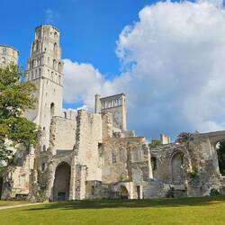 Ruine der Abtei Jumièges