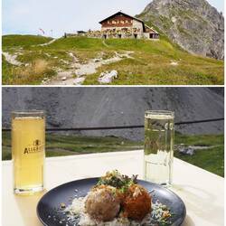 Erster Stopp - Fidererpasshütte