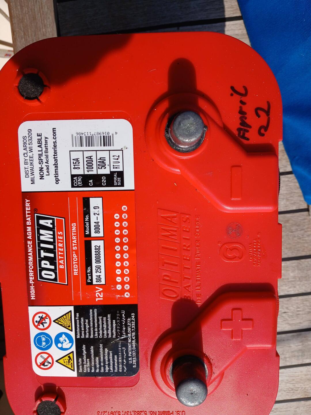 Die defekte Batterie