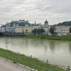 The Salzach river