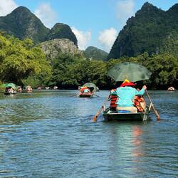 Trang An Boat Ride.