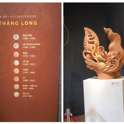 Die Tafel zeigt sämtliche Dynastien, die hier in der Zitadelle herrschten