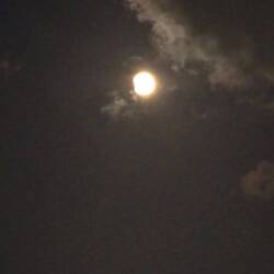 The beginning of Lunar eclipse