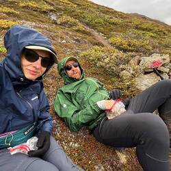 Pause muss sein! Auch wenn's ungemütlich ist.