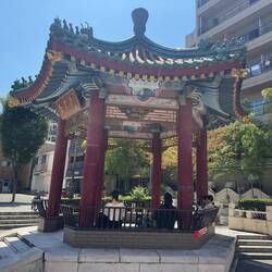 A pavilion in Yokohama Chinatown.