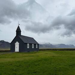 The black church Búðakirkja