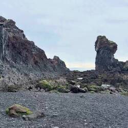 Video of the rock formations along the beach