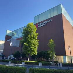 The back of the building housing the Cup Noodles Museum.