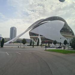 Die Oper in Ciudad de las Artes y las Cienci
