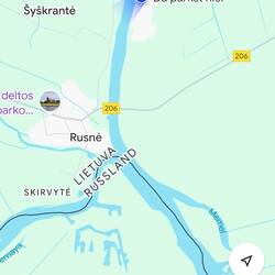 Der Campingplatz liegt 3km von der russischen Grenze