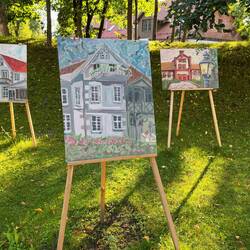 Es stehen einfach so Gemälde 🖼️ herum?!