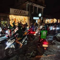 Verkehr abends um 22 Uhr