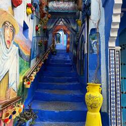 Blue alley