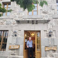 David at our 1906 gite