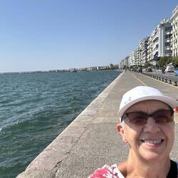 The best part of Thessaloniki - perfect spot for a Tuesday selfie!