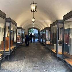 One if the many shopping alleys or arcades