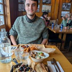 Hungriger Moritz, der warten musste bis das Foto gemacht ist