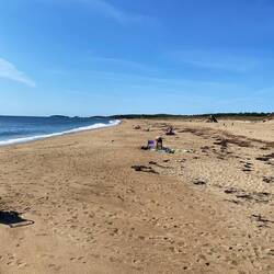 Knapp 3 km hin und zurück Strandwanderung👍🏻