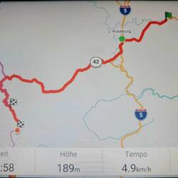 Von Gilde-Roseburg auf die 542