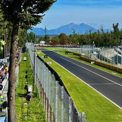 Die berühmte Monza Kurve
