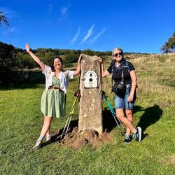 The official halfway between Chipping Campden and Bath marker!