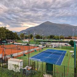 die Tennisanlage der Stadt!
