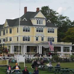 One of a bunch of hotels on the island