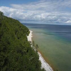Bike trail around island