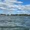 The rock shoal entering the Erie Canal on the east side of Oneida Lake