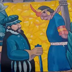 Cajamarca is the place where the Inca emperor was defeated, by strength and trickery