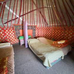 Unsere geräumige Jurte