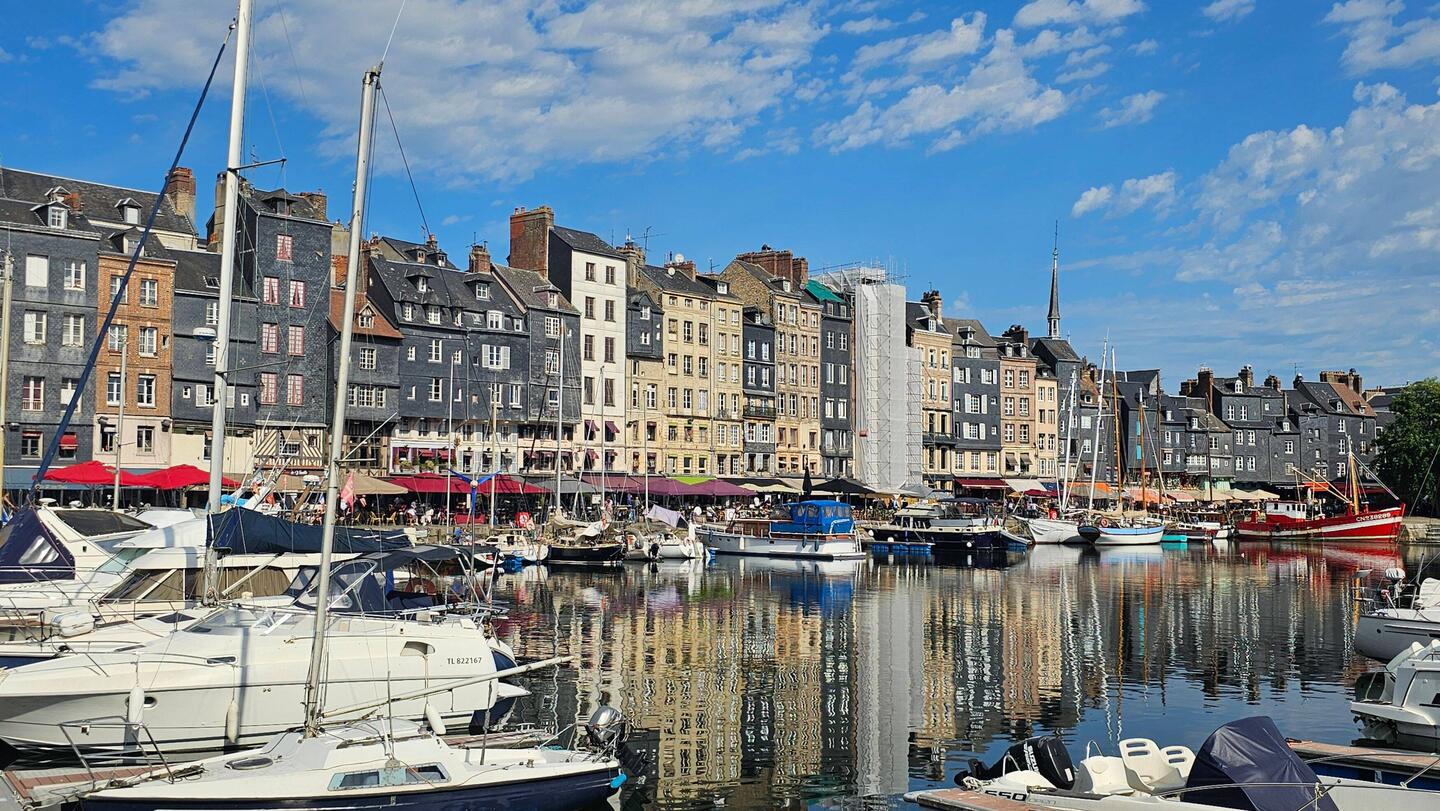 Das alte Hafenbecken von Honfleur