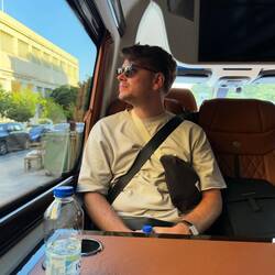 Dans notre taxi de luxe 😎