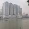 New housing. Riverside. Seen across from the fort.