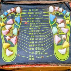 Fussmatte mit Steinen