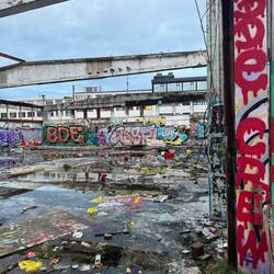 Cool ruins in downtown we saw as we were walking home