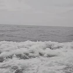 Lumpy seas with 24 foot stabilizers deployed