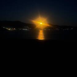 Der Mond gestern Abend