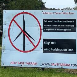 Installation of wind farms has attracted strong local protests. Oz has no offshore wind.