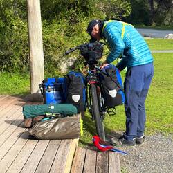 Rosella farewell as we pack to leave Wilsons Prom